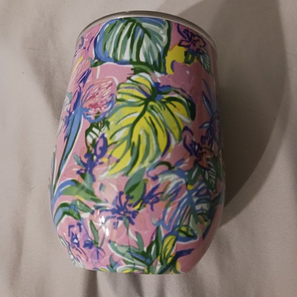 Lilly Pulitzer | Dining | Nwt Lilly Pulitzer Mermaid Floral Travel Cup ...